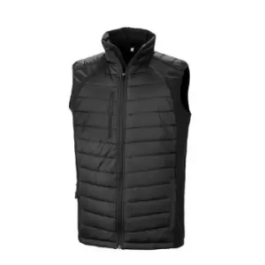 Image of Result Unisex Adult Compass Softshell Gilet (M) (Black)