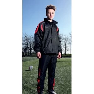 Image of Precision Ultimate Rain Jacket Black/Red/Silver 42-44