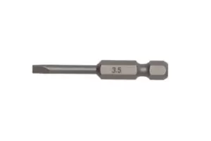 Image of Teng Tools FL5006A03 3.5mm Flat Bit - 50mm Long for Slotted Heads 1/4" Hex 3pk