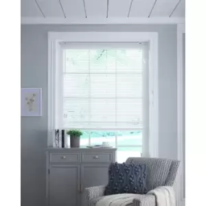 Image of Relay White 25mm Wood Blind 150 x 160cm
