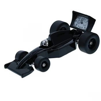 Image of Miniature Clock - Black Racing Car