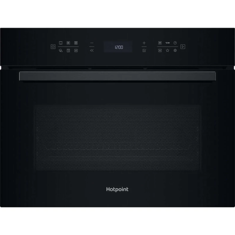 Image of Hotpoint Class 6 Built-In Compact Combination Microwave Oven - Black HCW6O7HTSBUK Black