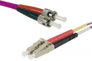 Image of 2m Fibre Duplex 50 125 Om4 Lszh Lcst