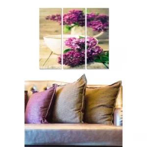 Image of MDF315655340 Multicolor Decorative MDF Painting (3 Pieces)