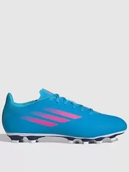Image of adidas X Speedflow.4 Firm Ground Football Boots - Blue Size 9, Men