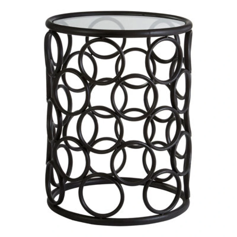 Image of Premier Housewares Antalya Round Side Table Black