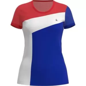 Image of Original Penguin Golf Penguin Asym Block T-Shirt Womens - Multi