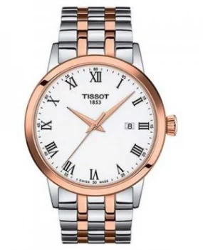 Image of Tissot Classic Dream White Dial Two Tone Stainless Steel Watch