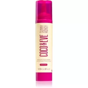 Image of Coco & Eve Sunny Honey Bronzing Face Drops Self-Tanning Drops for Face Medium Glow 30ml