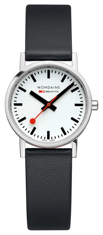 Image of Mondaine A658.30323.11SBBV Classic (30mm) White Dial / Black Watch