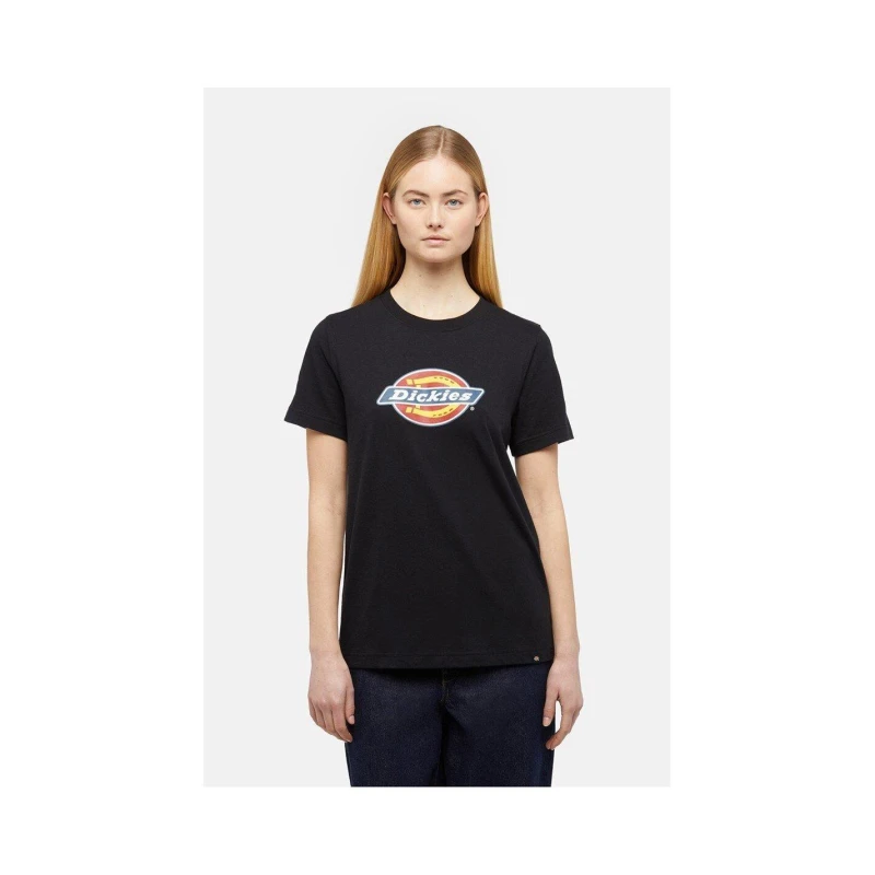 Image of Dickies Heavyweight Tricolor Logo Tee - Black Sml