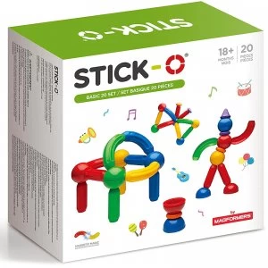 Image of Stick-O - Basic Magnetic Building Set (20pc)