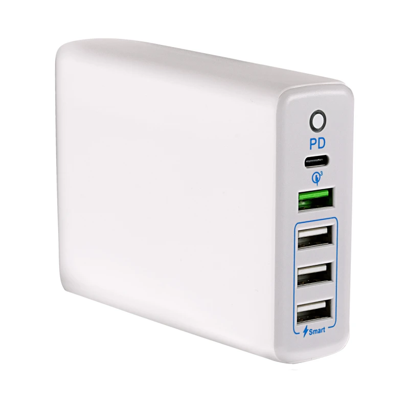 Image of Maplin 5 Port USB Charging Station 20W 1x USB-C PD QC 3.0 4x USB-A 1.5