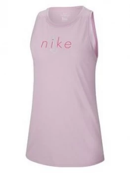 Image of Nike Yoga Dry Tank Top - Light Pink, Size L, Women