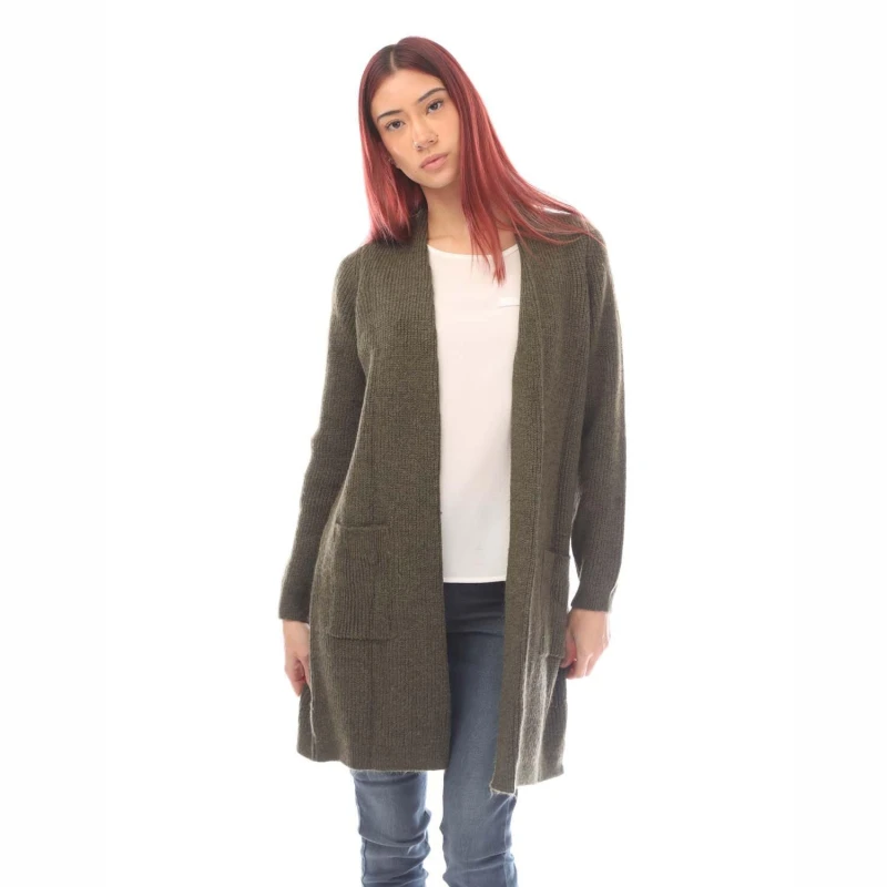 Image of Only Jade Open Cardigan - Green Green 8