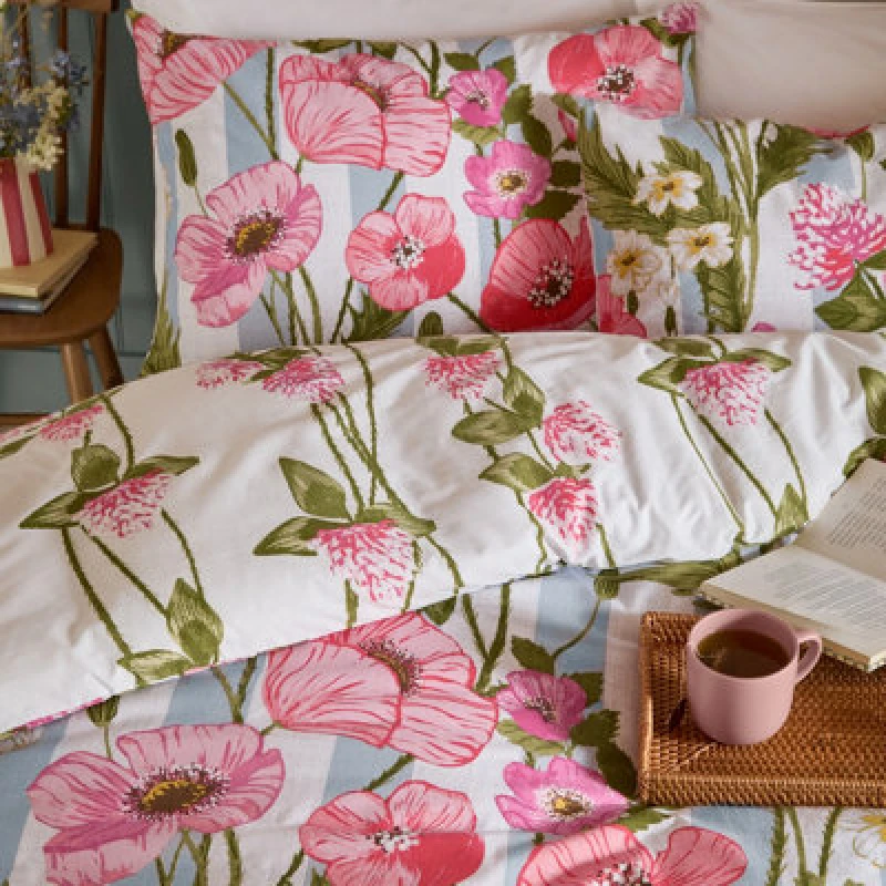 Image of Wylder Poppy Trail Reversible Duvet Cover Set