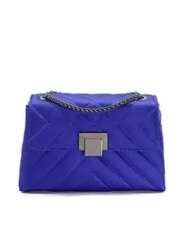 Image of Dune London Dinidorchester All Quilted Shoulder Bag - Blue