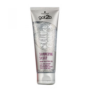 Image of Schwarzkopf Got2b Glitter Glam Shimmering Silver Gel 50ml