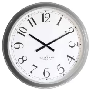 Image of Crossland Grove Goodnestone Clock 680X110X680Mm - Fossil Grey