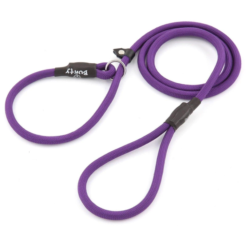 Image of Bunty Bunty Dog Slip On Rope Lead - Purple Purple M