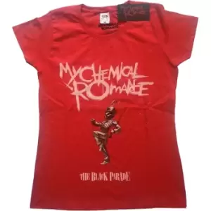 Image of My Chemical Romance - The Black Parade Cover Ladies X-Large T-Shirt - Red