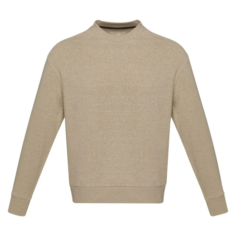Image of Elevate NXT Mens Jet Aware Sweatshirt in Beige Size: XS Beige Male XS