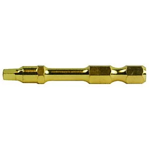 Image of Makita B 28204 Impact Gold Driver Square No 2 50mm Pack of 2