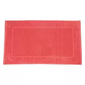 Image of Christy Supreme Hygro Towelling Bath Mat Coral