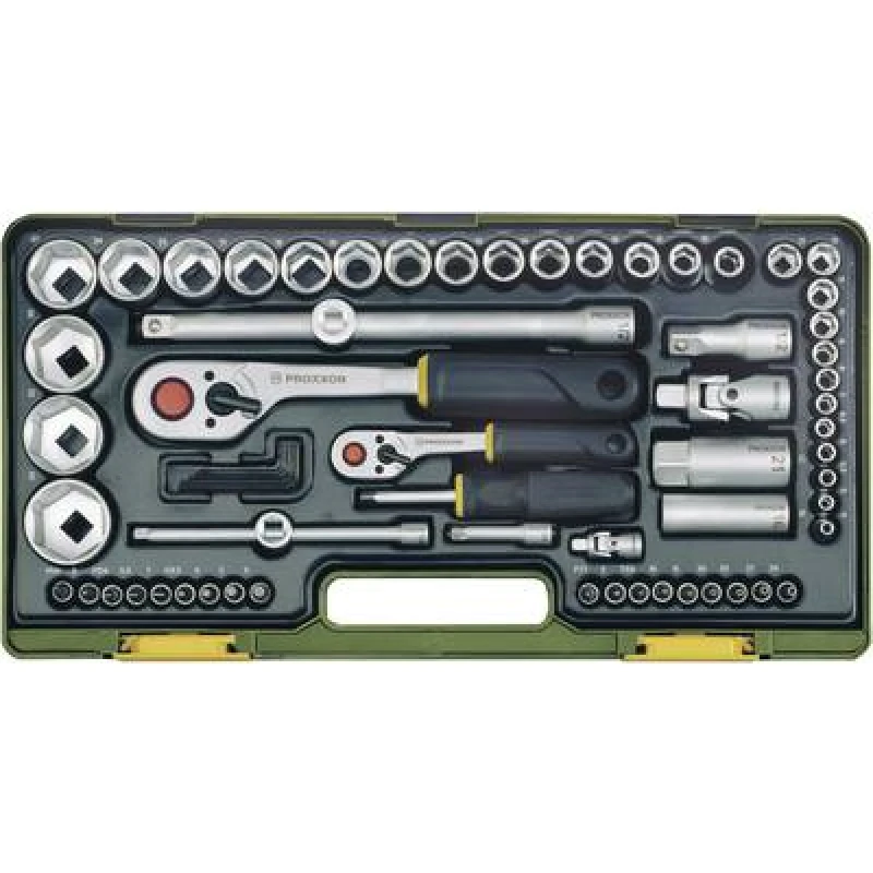 Image of Proxxon 65 Piece Metric Socket Set (1/4" & 1/2")