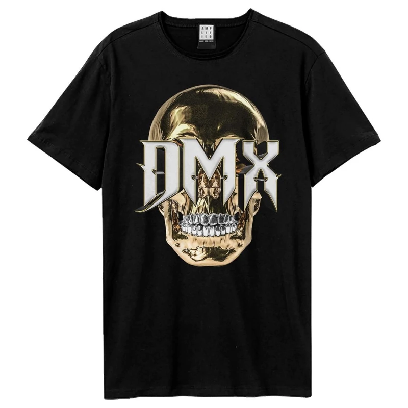 Image of Amplified Amplified Men 3D Skull DMX T-Shirt in Black Size: X-Small Black XS Male 5063806704850