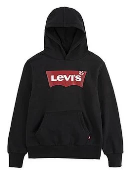 Image of Levis Boys Classic Batwing Hoodie - Black, Size 3 Years