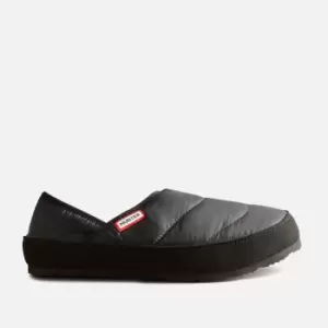 Image of Hunter Womens Puffer Slippers - Black - UK 4