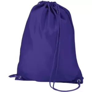 Image of Quadra Gymsac Shoulder Carry Bag - 7 Litres (One Size) (Purple)