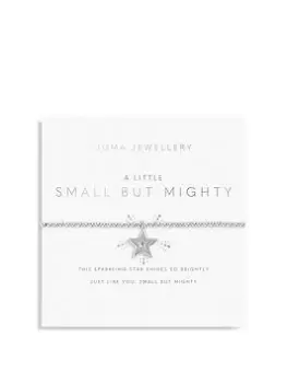 Image of Joma Jewellery A Little... Small But Mighty Silver Bracelet - 15.5cm Stretch, Silver