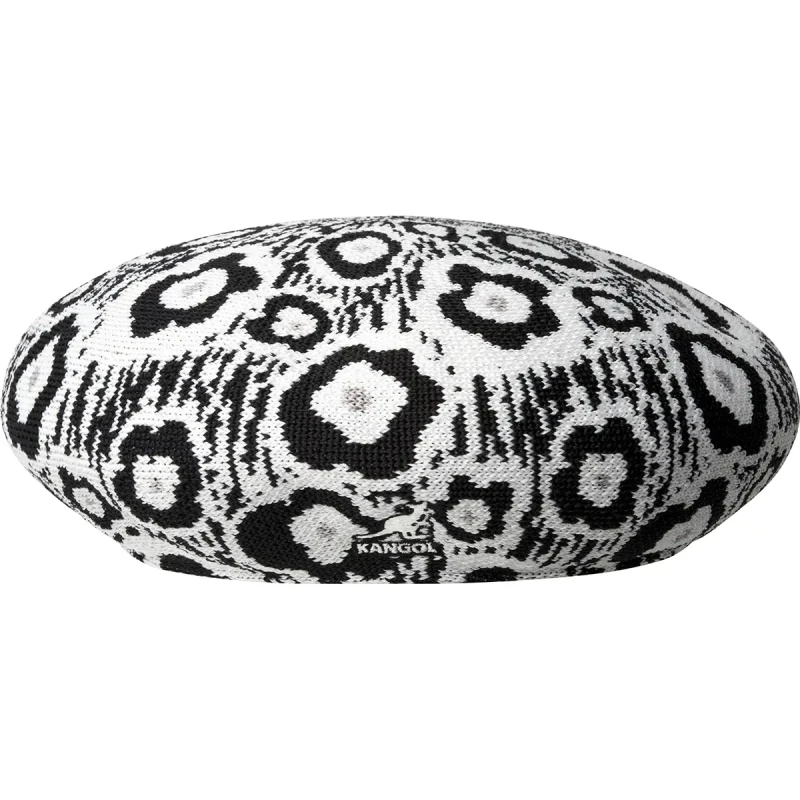 Image of Kangol Beret Kangol Retro Flower Beret Noir Unisex S (54/55 cm)
