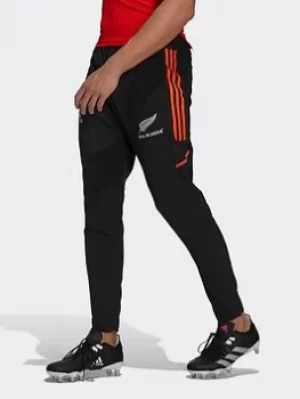 Image of adidas All Blacks Primeblue Rugby Presentation Tracksuit Bottoms, Black, Size S, Men