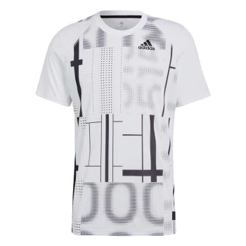 Image of adidas Club Tennis Graphic Tee Mens - White
