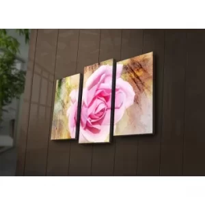 Image of 3PAT?ACT-16 Multicolor Decorative LED Lighted Canvas Painting (3 Pieces)