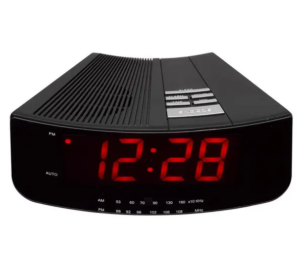 Image of Logik LCRAN12 FM/AM Clock Radio