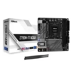 Image of Asrock Z790M-ITX WIFI, Intel Z790, 1700, Mini ITX, 2 DDR5, HDMI, DP, eDP, WiFi 6E, 2.5G & GB LAN, P