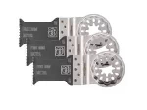 Image of Fein 63502157220 50x30mm Starlock E-Cut Fine Saw Blade 3pk
