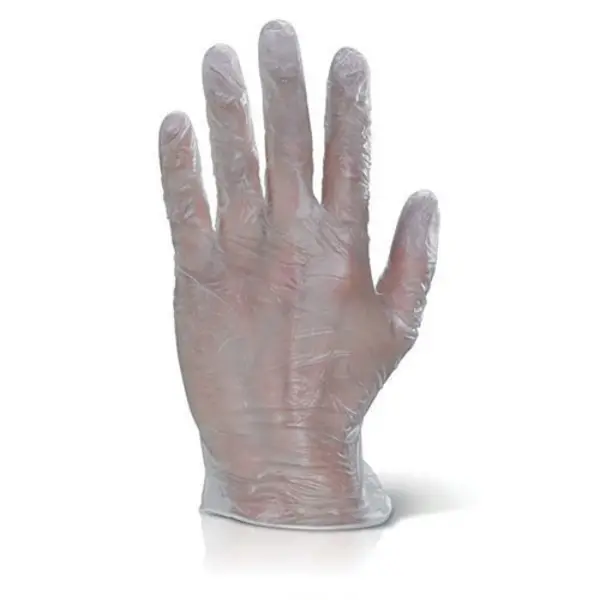 Image of Beeswift Beeswift Vinyl Examination Gloves (Pack of 1000) Clear M VDGM