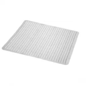 Image of Blue Canyon Grid Shower Mat 53x53 White
