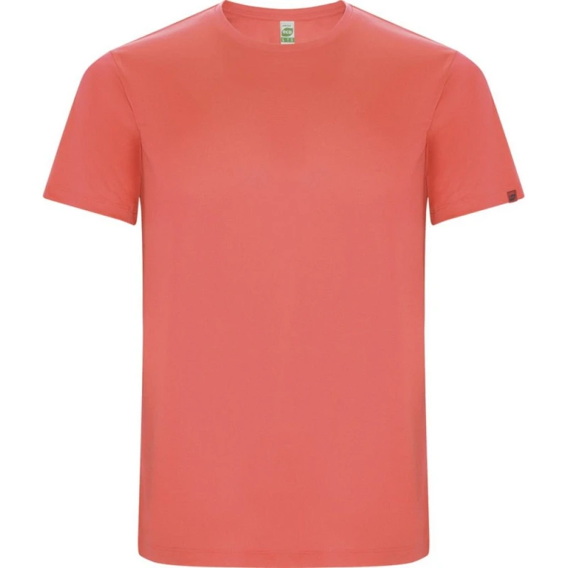 Image of ROLY ROLY Men Imola Short-Sleeved Sports T-Shirt in Coral Size: Small Coral S Male 5063527675484