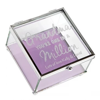 Image of Glass Trinket Box - Grandma In A Million