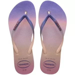 Image of Havaianas Womens Slim Gradient Sunset Flip Flop Ballet Rose 37/38 (UK 5)