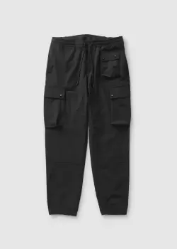 Image of Belstaff Mens Techmaster Cargo Trousers In Black