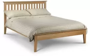 Image of Julian Bowen Salerno 5ft King Size Oak Wooden Bed Frame