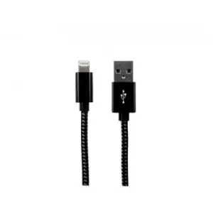 Image of Cables Direct NLMOB-LT1MBDBK lightning cable 1m Black