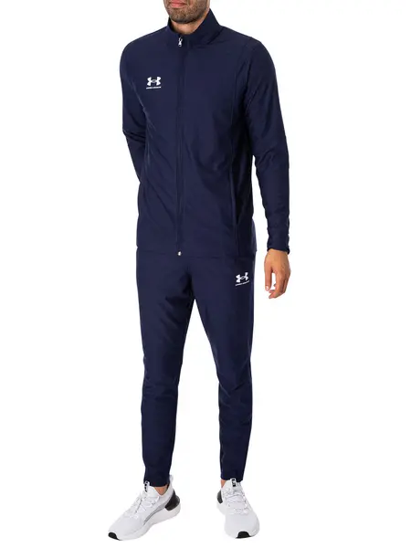 Image of Under Armour Logo Tracksuit Navy M
